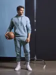 Blue men's hoodie Authentic Russell