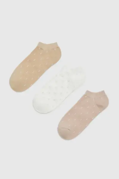 Marisse Women's Socks L-Sk-4607 Off White