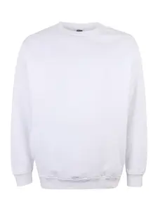 Urban Classics Mikina 'Crewneck'  biela
