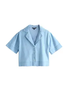 Next Blúzka  modrá denim