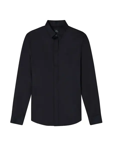 ARMANI EXCHANGE Košeľa 'Camicia AX ARMANI EXCHANGE da Uomo - 8NZCBD0113'  čierna