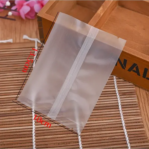 Rectangle Frosted Plastic Cellophane Bags