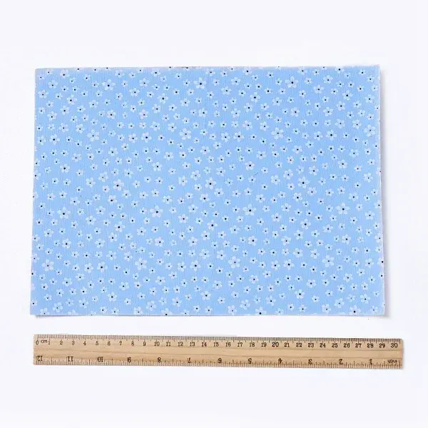Floral Pattern Printed A4 Polyester Fabric Sheets