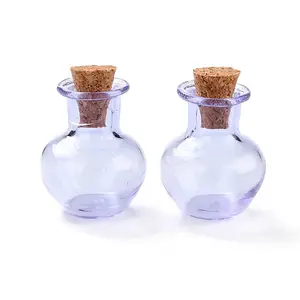 Round Glass Cork Bottles Ornament