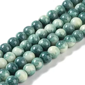 Baking Paint Glass Bead Strands