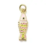 Brass Enamel Pendants