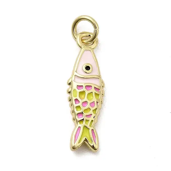 Brass Enamel Pendants