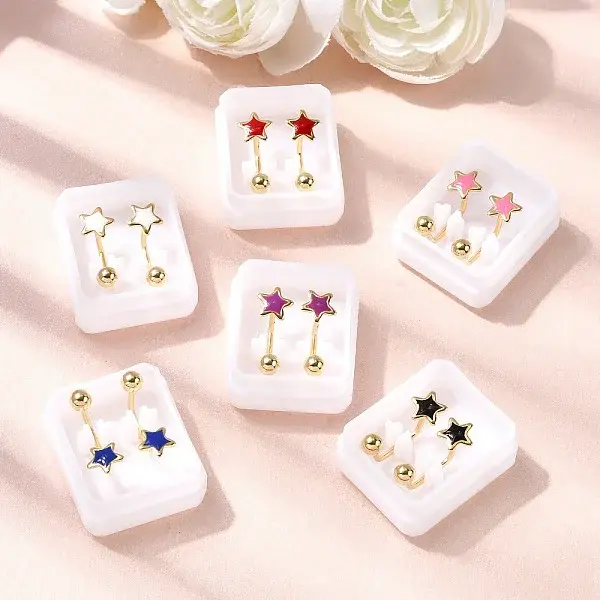 304 Stainless Steel Stud Earrings