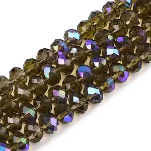 Electroplate Glass Beads Strands