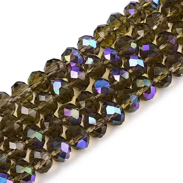 Electroplate Glass Beads Strands
