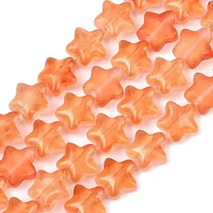 Transparent Glass Beads Strand