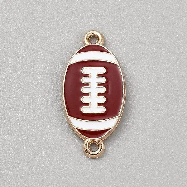 Zinc Alloy Enamel Sport Connector Charms