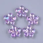 Transparent Acrylic Bead Caps