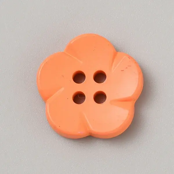 Spray Painted Plastic Buttons
