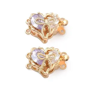 Brass Glass Box Clasps