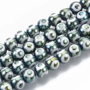 Electroplate Glass Beads Strands