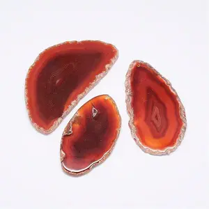 Natural Agate Slices Big Pendants