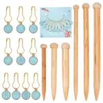 6Pcs Bamboo Circular Knitting Needles