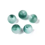 Natural White Jade European Beads