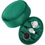 Oval Shape Velvet Rings Storage Gift Boxes