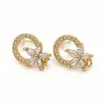 Brass Stud Earring Findings