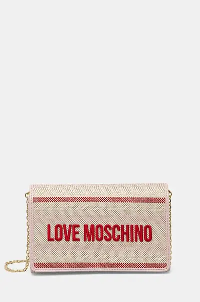 Kabelka Love Moschino béžová barva, JC4241PP0MKO110A