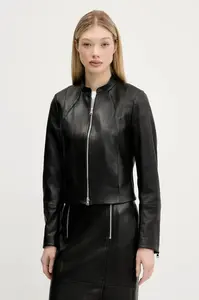 Kožená bunda HUGO Lasari