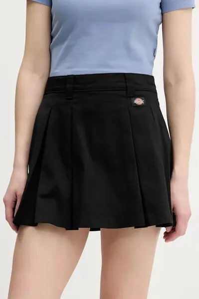 Sukně Dickies černá barva, mini, áčková, DK0A4Z87BLK1