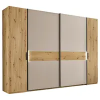 Carryhome KOMBINOVANÁ SKŘÍŇ, kašmírová, dub artisan, 312/225/61 cm