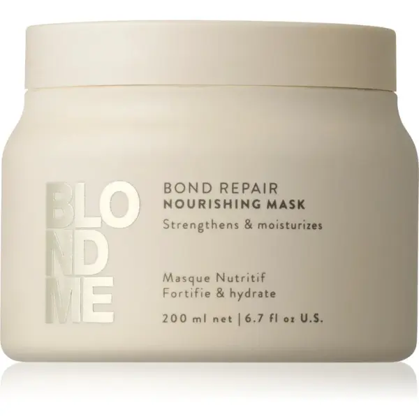 Schwarzkopf Professional Blondme Bond Repair Nourishing Mask intenzivně vyživující maska 200 ml