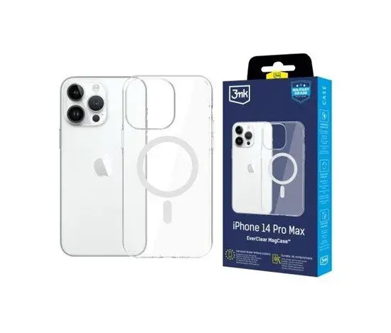 3mk ochranný kryt EverClear Magcase pro Apple iPhone 14 Pro Max