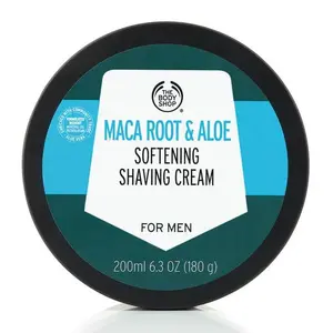 The Body Shop Zjemňujúci krém na holenie Maca Root & Aloe (Shaving Cream) 200 ml
