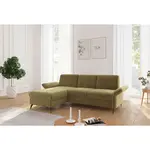 Sit & More ROHOVÁ SEDAČKA, textil, olivově zelená