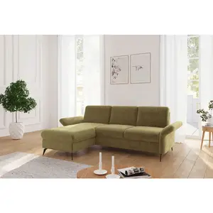 Sit & More ROHOVÁ SEDAČKA, textil, olivově zelená