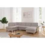 Sit & More SEDACÍ SOUPRAVA, textil, šedobéžová