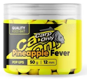 Carp only plávajúce boilies hi-visual pop up pineapple fever 50 g - 12 mm