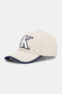 Calvin Klein čiapka so šiltom bavlnená