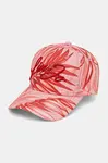 Kšiltovka Liu Jo dámská, růžová barva, vzorovaná, VA5201.T5204