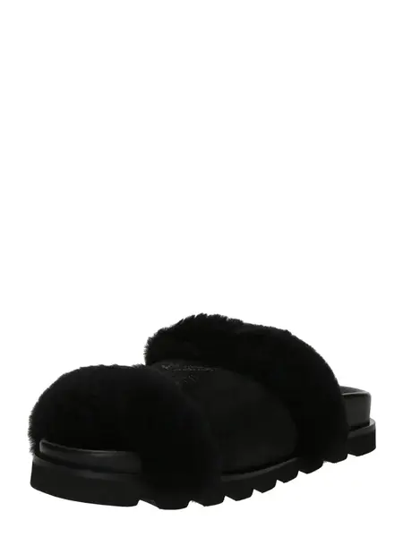 Zadig & Voltaire Šľapky 'TEDDY BARE'  sivá / čierna