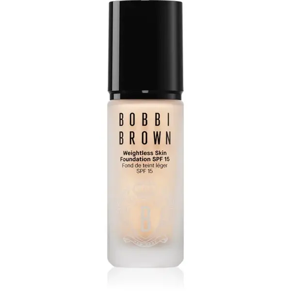 Bobbi Brown Weightless Skin Foundation SPF 15 Mini dlouhotrvající matující make-up s hydratačním účinkem odstín Warm Ivory 13 ml