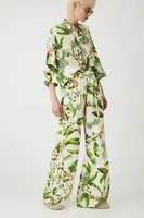 Kalhoty Medicine dámské, béžová barva, široké, medium waist