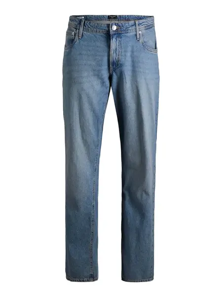 Jack & Jones Plus Džínsy 'JJIMIKE JJORIGINAL'  modrá denim