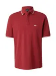 ARMANI EXCHANGE Tričko  vínovo červená / biela