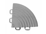 Plastový rohový nájezd k mod. dlaždicím, 6,5 x 6,5 x 1,8 cm, různé barvy - Procarosa Barva: šedá