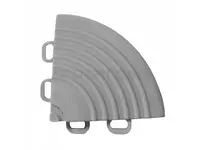 Plastový rohový nájezd k mod. dlaždicím, 6,5 x 6,5 x 1,8 cm, různé barvy - Procarosa Barva: šedá