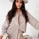 Elegantní dámská košile BLISS Barva béžová DSTREET