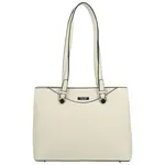 Módní dámská kabelka na rameno Delami Little Lady, světle krémová