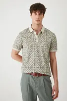 Bavlněné polo tričko Medicine pánské, béžová barva