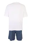 Tommy Hilfiger Underwear Krátke pyžamo  modrá / červená / biela