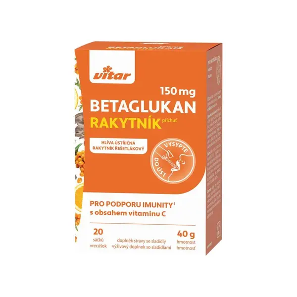 Vitar Betaglukan 150 mg sáčky 20x2g